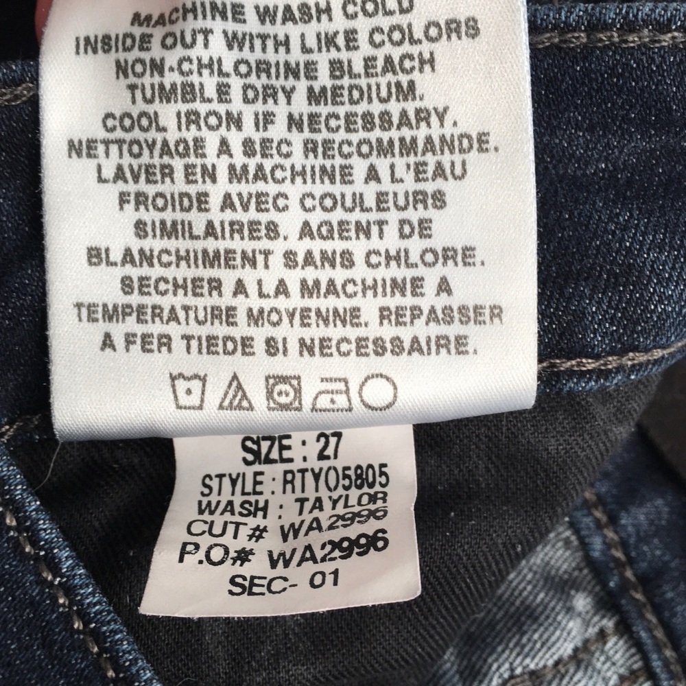 Joe's Jeans Boot Cut Provocateur Taylor Wash Dark Indigo Rinse Designer Jeans - Picture 10 of 16